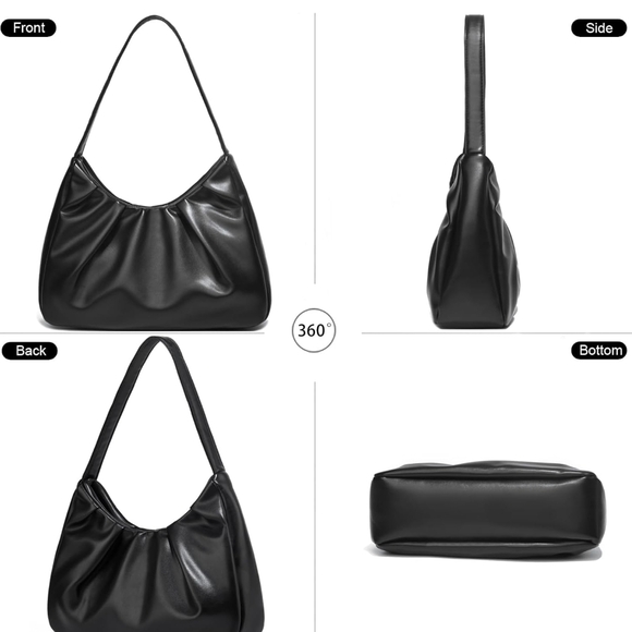 Elegant Black Shoulder Bag - Picture 4 of 6